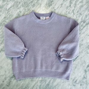Zara Lavender Sweater Size 3-4